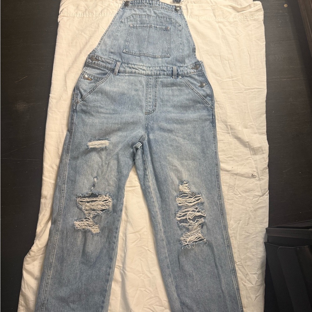 Wild Fable‎ Blue Denim Overalls M vintage y2k college core academia chic
